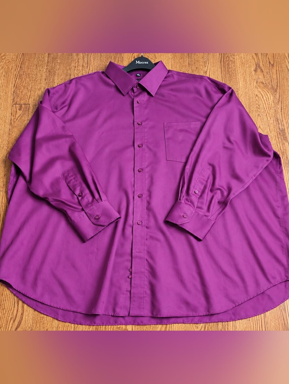 Signature Carrington Men’s 100% Cotton Wrinkle-Free Dress Shirt Size 20 35